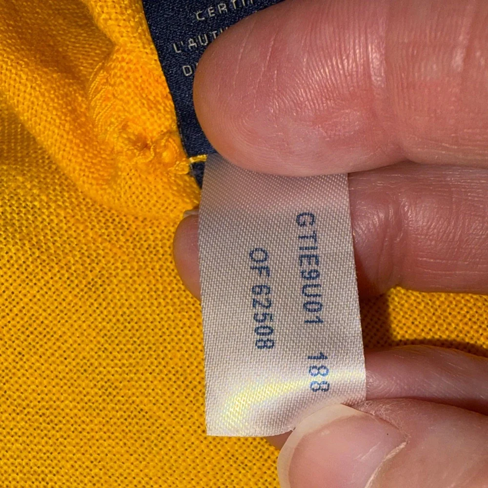 Vilebrequin Girls Linen Dress Sz 4 Yellow Short Sleeve Pockets Luxury Resort